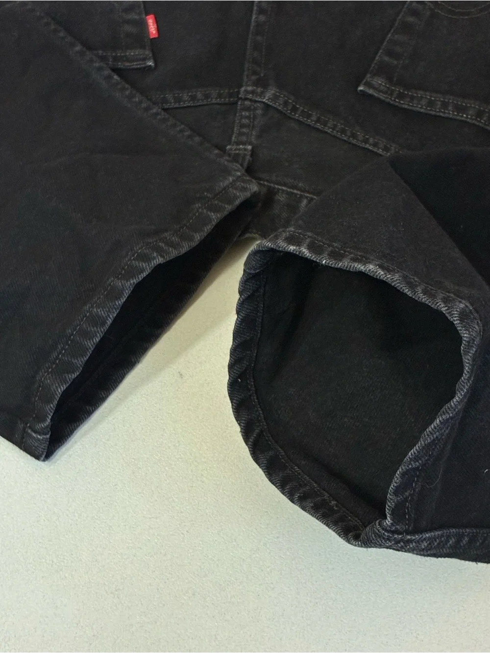 Vintage Levi's 550 Relaxed Fit Black Denim Jeans Mens 36x30 Made In Mexico